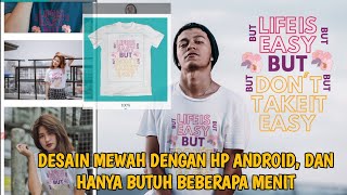 Aplikasi Desain Baju Kaos Modal HP Android + Mockup kaos, Hasilnya Mewah❗| Review Aplikasi #3 screenshot 5
