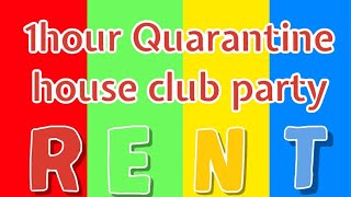 Quarantine house club party "RENT"  led lights /flashing lights 1 hour screenshot 1