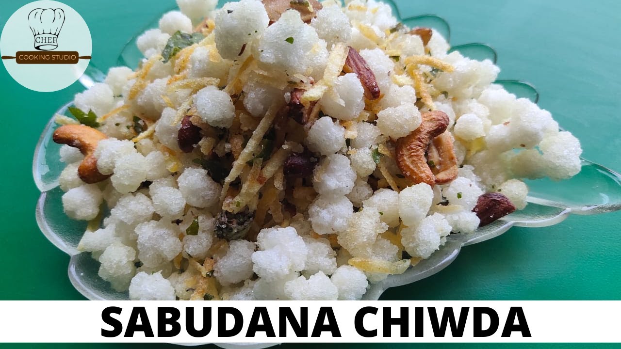 Sabudana Chiwda |साबुदाना चिवड़ा| Farsan |Homemade| | Chef Cooking Studio