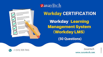 Workday Learning Management System (Workday LMS) (50 Practice Questions) | ZaranTech