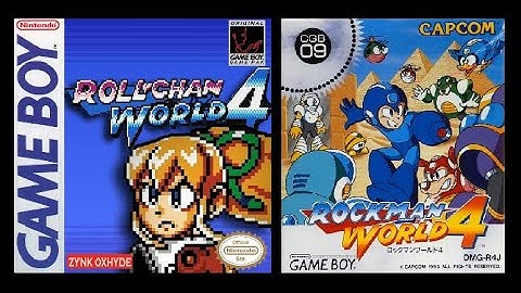 Mega Man IV - 蘿蕗的世界4 (GAMEBOY Hacks - Roll-chan World 4)