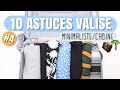 10 ASTUCES VOYAGES SPECIAL VALISE #4 - VALISE CABINE/MINIMALISTE 🧳