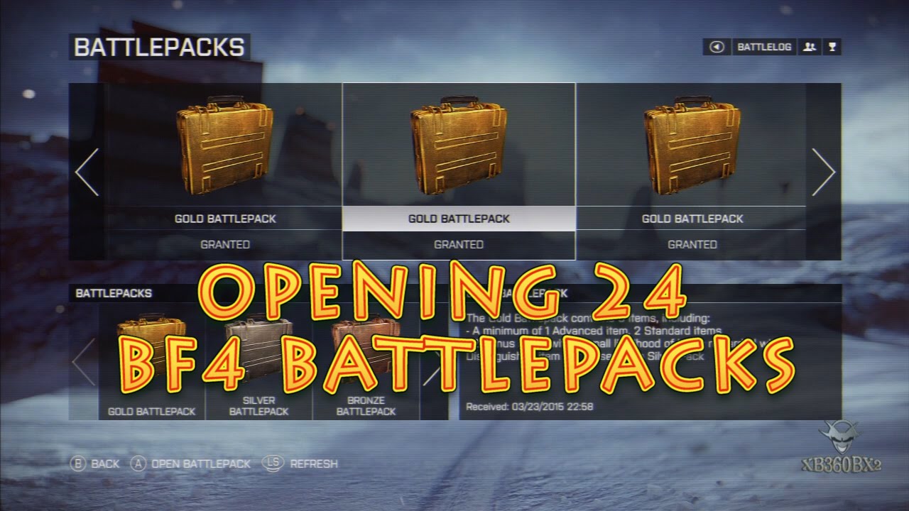 Opening 24 Battlefield 4 Battlepacks