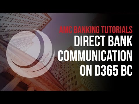How to setup direct communication (host-to-host) on Business Central with AMC Banking
