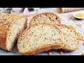 Super Healthy Gluten-Free Bread | Vegan, Gluten-Free & Yeast-Free Bread Recipe | ASMR