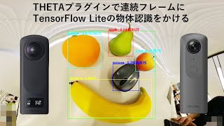 THETAプラグインで連続フレームにTensorFlow Liteの物体認識をかける