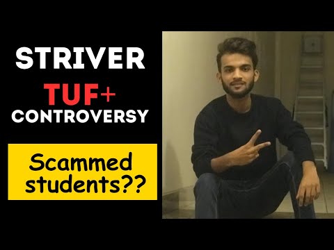 My honest TUF+ Review | Striver a2z | Is TUF+ worth it? | How i got scammed