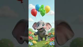 🐘 Let's Count to Five with a Baby Elephant!