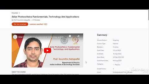 💥WEEK 6💥🔥🔥SOLAR PHOTOVOLTAICS FUNDAMENTALS, TECHNOLOGY AND APPLICATIONS ASSIGNMENT SOLUTION💥