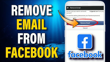 How To Remove Email Address From Facebook | Delete Email On Facebook Mobile App