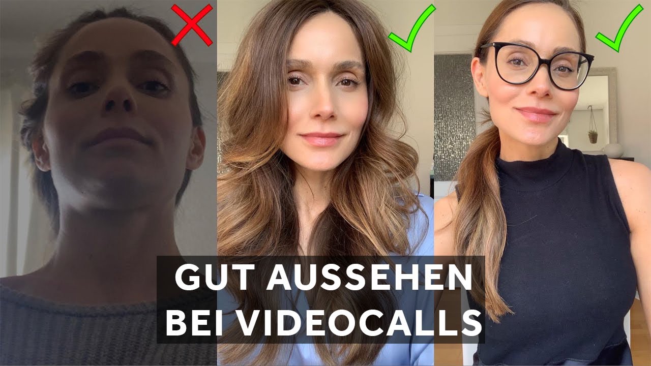 VIDEOTELEFONAT - SO siehst du IMMER GUT aus! 😍 Facetime, Zoom, Skype, Houseparty etc. | Sheila Gomez