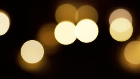 Bokeh Lights Panning Stock Video