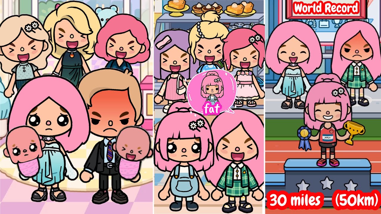 I Run 30 Miles In 1 Hour World Record Toca Life Story Toca Boca 