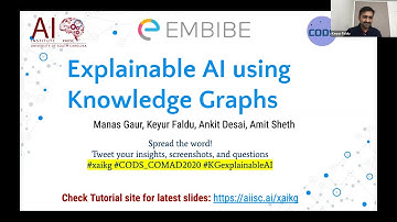 [Tutorial] Explainable AI using Knowledge Graphs