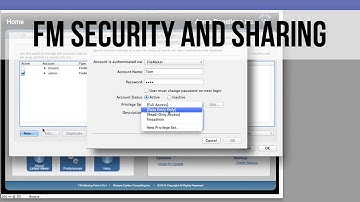 FileMaker Security and Sharing on the Internet
