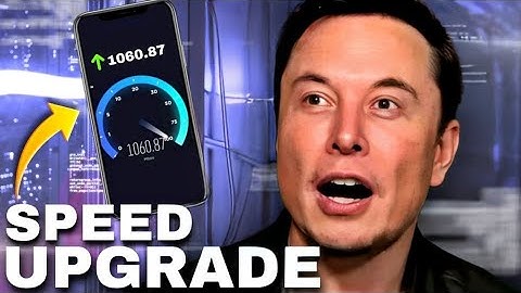 JUST IN!! Elon Musk Just Announced the INSANE NEW Starlink Internet Speed Upgrade
