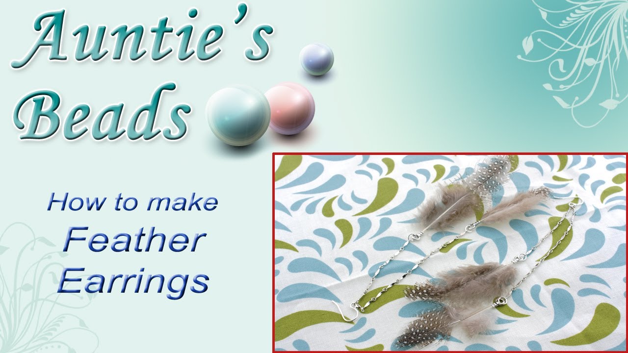 Karla Kam - Feather Earrings Tutorial