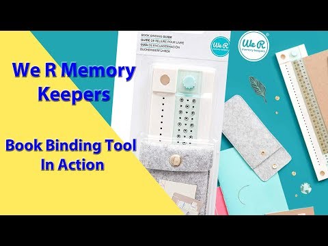 We R Memory Keepers Journal Book Binding Punch Guide