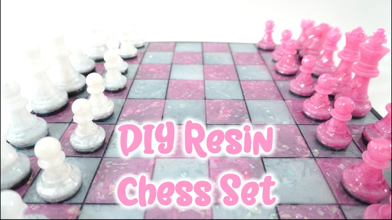 DIY Resin Chess Board & Chess Set