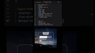 How to Create a Responsive Login Form using HTML and CSS | Step-by-Step Tutorial  #coding #html #css