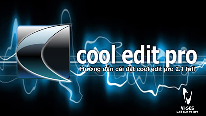 Hướng dẫn nhập thông tin cool edit pro 2.1