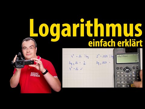 Logarithmus - einfach erklärt 10^x = 1000 | Lehrerschmidt