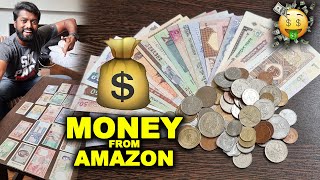 AMAZON Sent Me REAL MONEY !! Coins and Currencies From Different Countries | DAN JR VLOGS