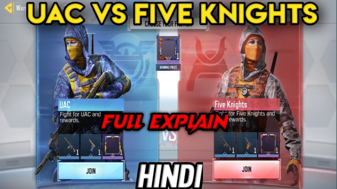 How to Complete Warrior Path Event COD MOBILE | Complete UAC vs Five ...