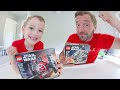 FATHER Vs SON ULTIMATE LEGO RACE! /Millenium Falcon VS Tie Fighter!