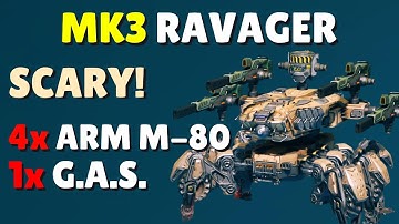 Mastering ARM M-80 with Ravager | Pro Guide - War Robots Gameplay