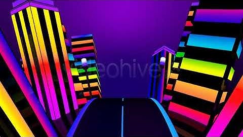 Colorful City | Motion Graphics - Envato elements