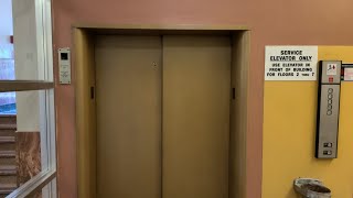 WEIRD Rossborough Hydraulic Service Elevator at the Evans Building in Akron, OH