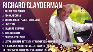 Best Songs of Richard Clayderman full album 2024 ~ Top 10 songs