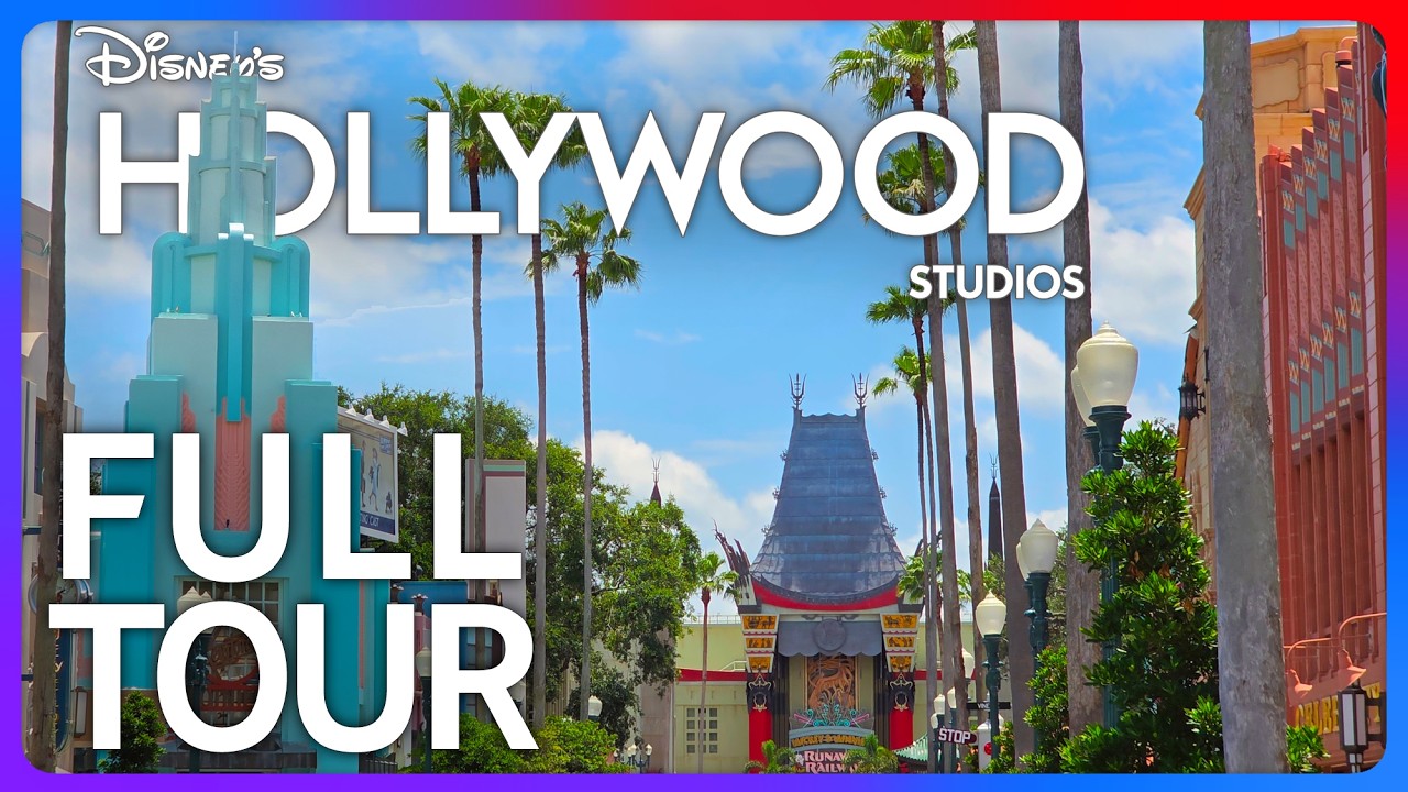 [4K] Disney Hollywood Studios - Visite complète - Walt Disney World Resort