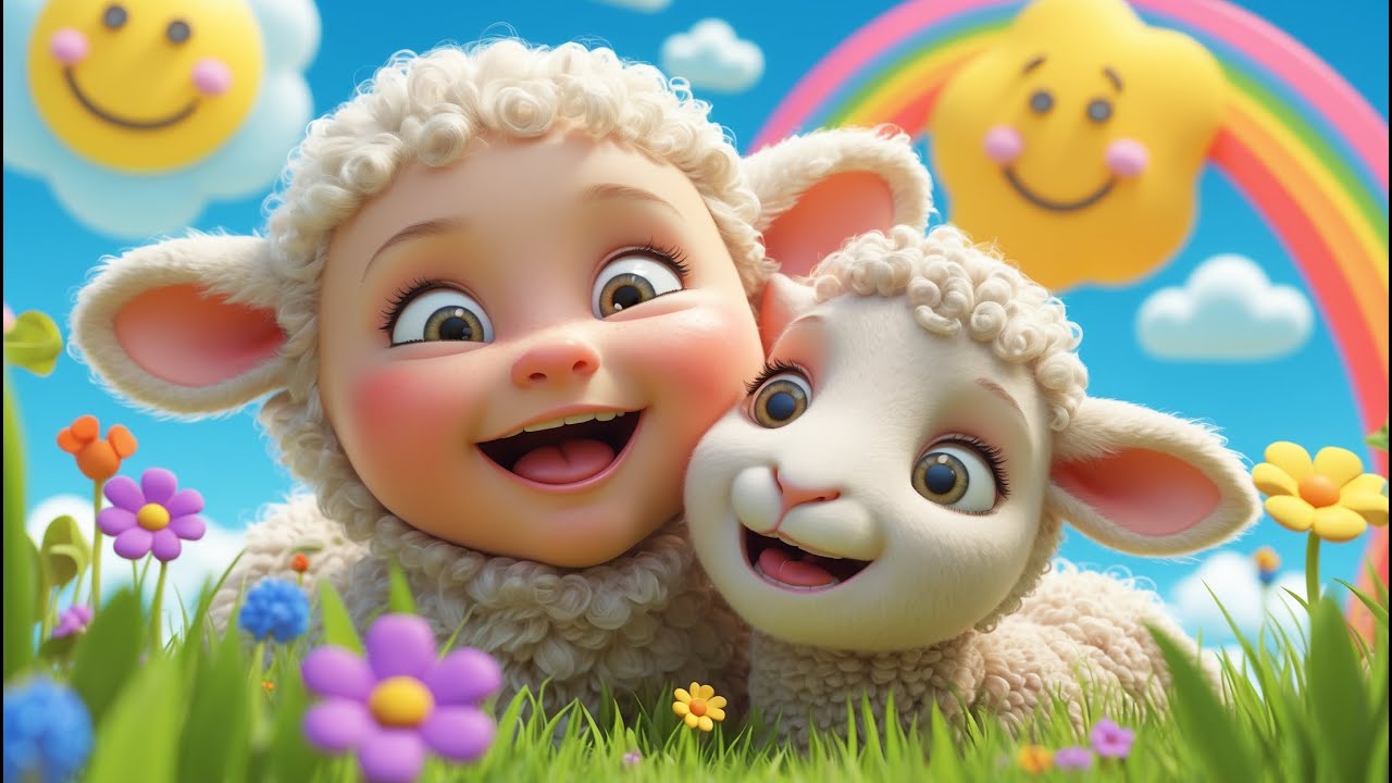 Baby Sheep Dancing 🐑💃 | Fun Animal Movement Nursery Rhyme for Kids ...
