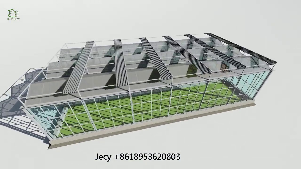 Venlo type greenhouse installation