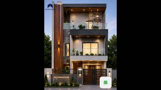 Luxury Villa Front View #VillaElevation #Shorts #architecture #autocad #housedesign #interiordesign