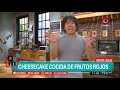 Receta dulce: Cheesecake cocida de frutos rojos