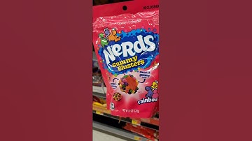 NeRdS Gummy Clusters Rainbow 🌈 #satisfying #shorts #amazing #short #yearofyou #asmr #candy
