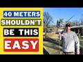40 Meters Shouldn’t Be This EASY: Quick Deploy 40 to 6 Meter EmComm, HOA, POTA, Portable V Dipole