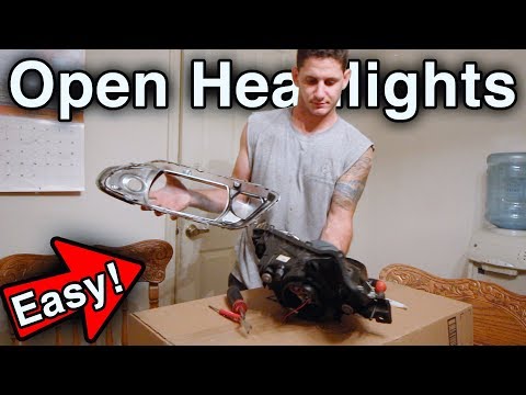 Video: How To Disassemble A Headlight