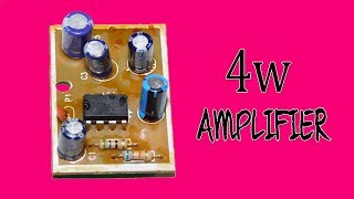 4w Audio amplifier using TBA830M