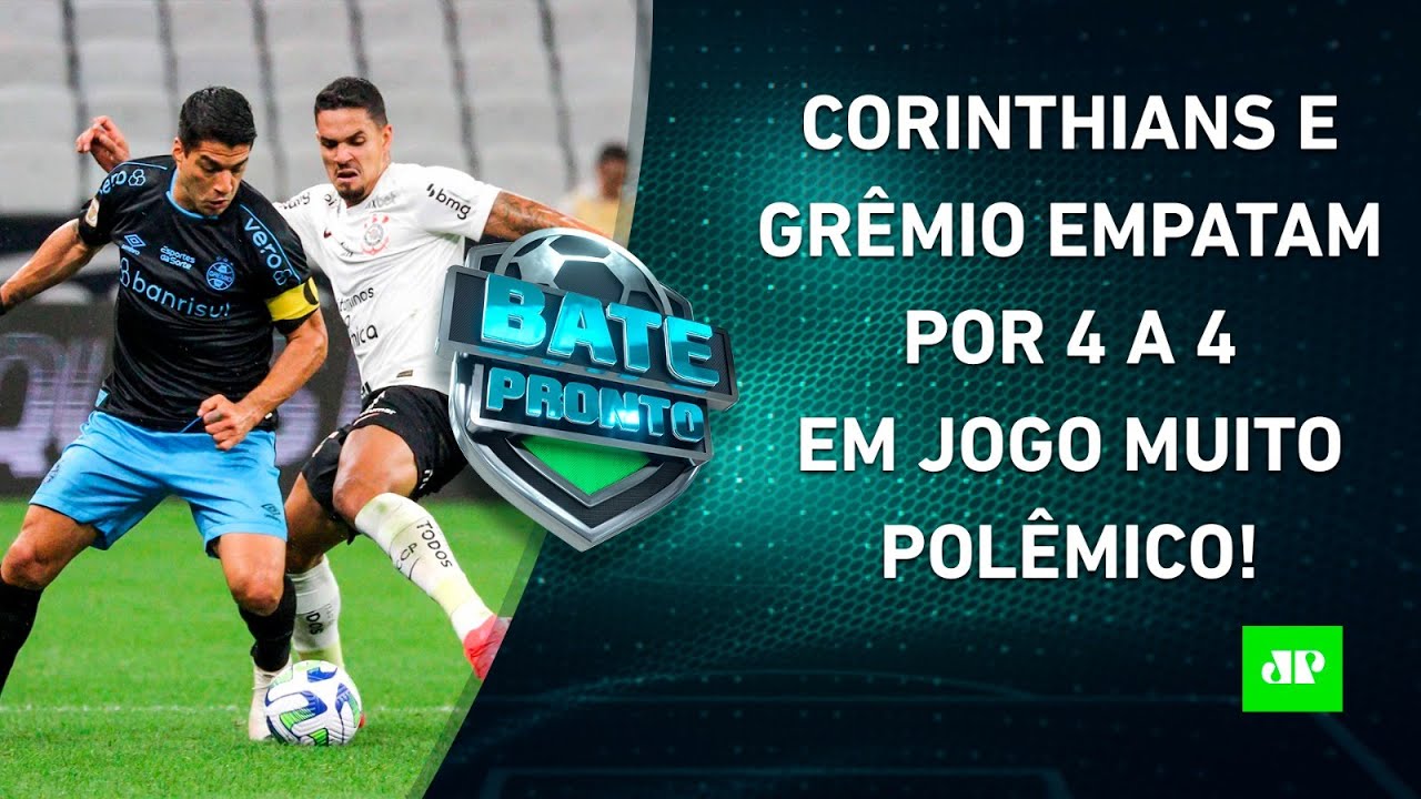 Com reviravoltas, Corinthians e Palmeiras empatam em jogo de