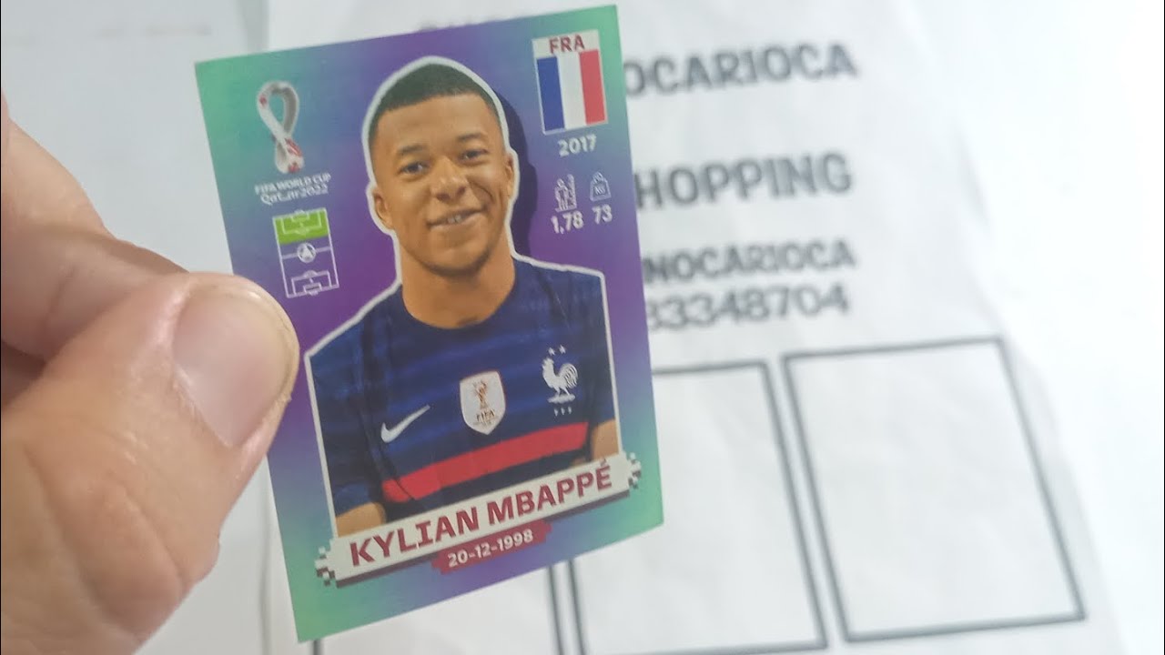 Figurinha Kylian Mbappé Copa Do Mundo Qatar 2022 - Panini