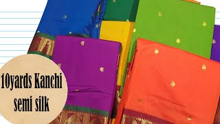 10 yards kanchi semi silk madisar | 9yards | Readymade Madisar Saree | Iyer Iyengar madisar saree screenshot 1