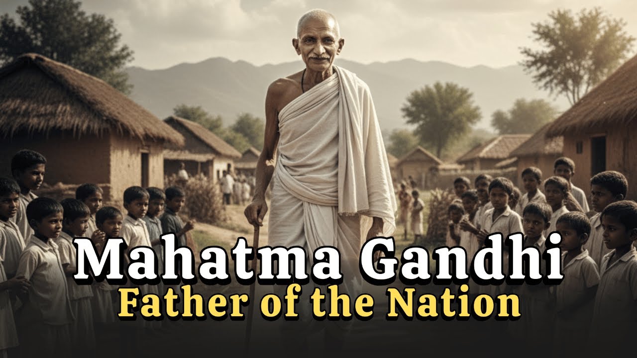 Mahatma Gandhi-Father of the Nation | Improve Your English Fluency With History | Slow English Story