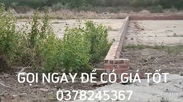 ĐẤT Ở TẠI TÓC TIÊN, TP PHÚ MỸ, BRVT.