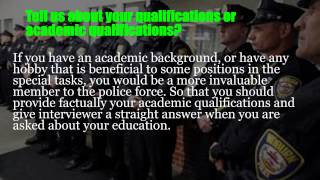 Police explorer interview questions
