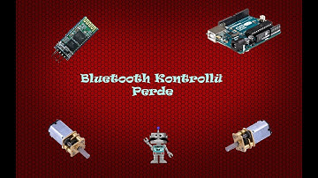 Bluetooth Kontrollü Perde | HC06 ile Perde Kontrol