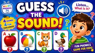 Guess the Sound! 🔊 | Phonics Sound Game for Kids | Letter Sounds & Objects | Preschool Learning screenshot 4